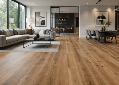 vinyl flooring Dubai luxury plank interior