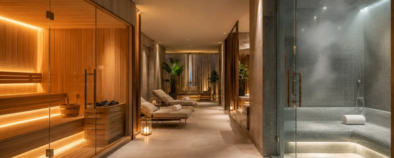 hotel sauna installation Dubai spa